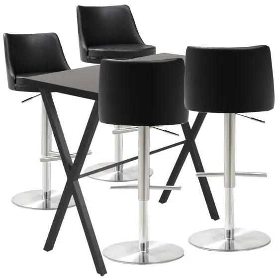 Homeville Grappa/Luna barbordsett svart/krom