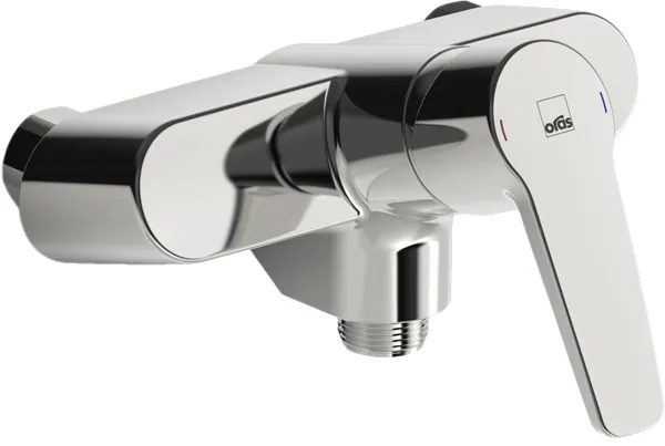 Oras Saga 3970 dusjbatteri, krom