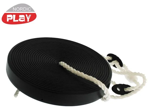 Nordic Play Tallerkengynge svart m/tau