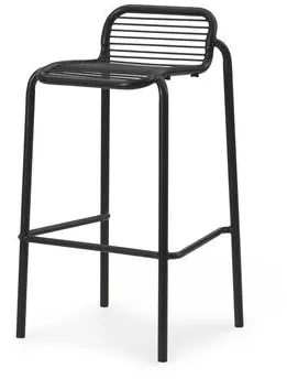 Normann Copenhagen Vig Barstol H75 cm Sort