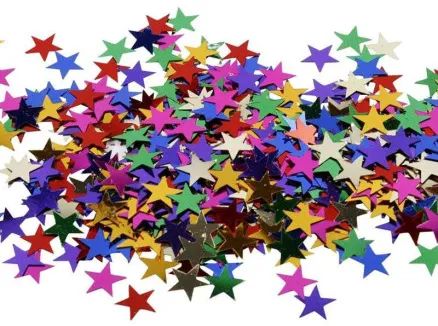 Paljetter, dim. 10 mm, 250 g/ 1 pk.