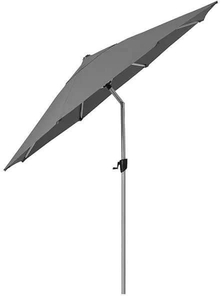 Cane-Line Sunshade parasoll med tilt - Ø 300 cm - Antrasitt
