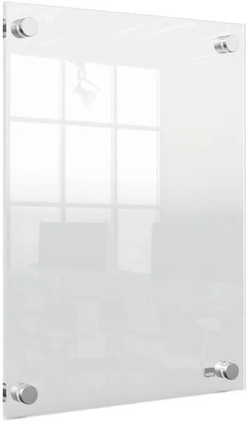 Gjennomsiktig akryl plakatramme Nobo Premium Plus A4 for veggmontering