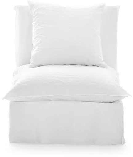 Gervasoni Ghost 06 Modul Sofa Uten Armlener Lino Bianco