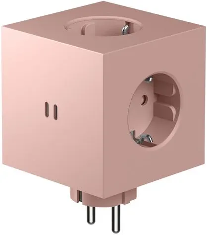 Avolt Square 2 Strømforgrener Old Pink