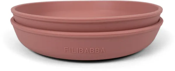 Silikontallerken - rose