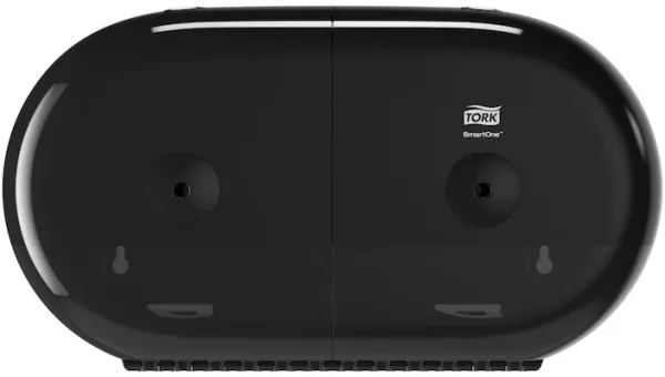 Tork SmartOne T9 Twin, dispenser for toalettpapir, svart